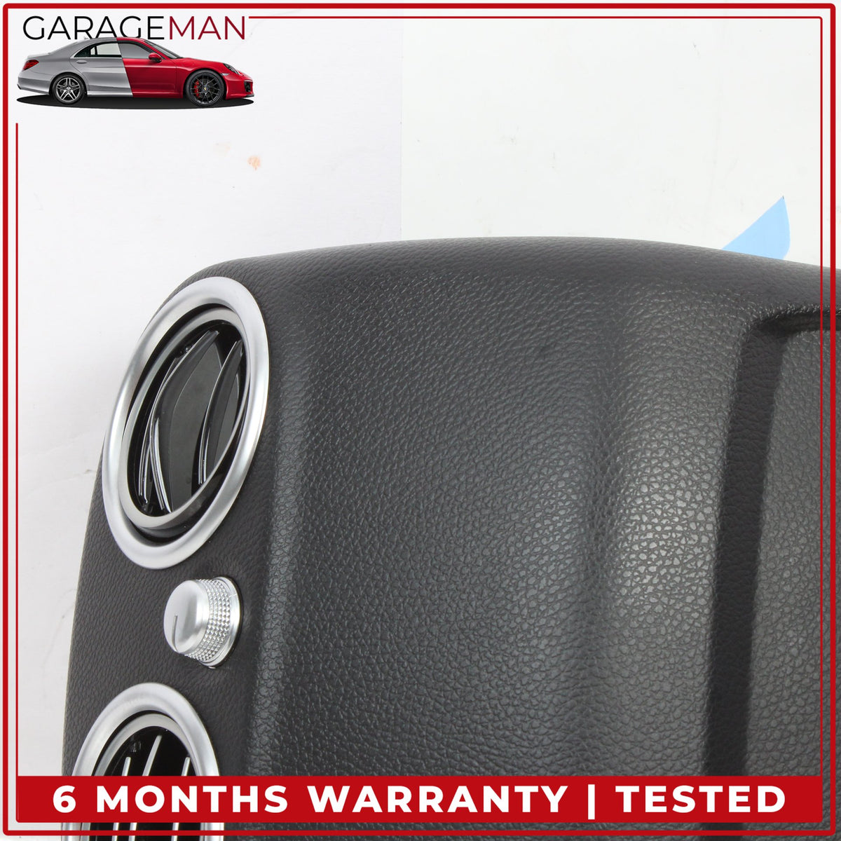 2016-2021 Mercedes X253 GLC300 Rear Center Console A/C Air Vent Trim Black OEM