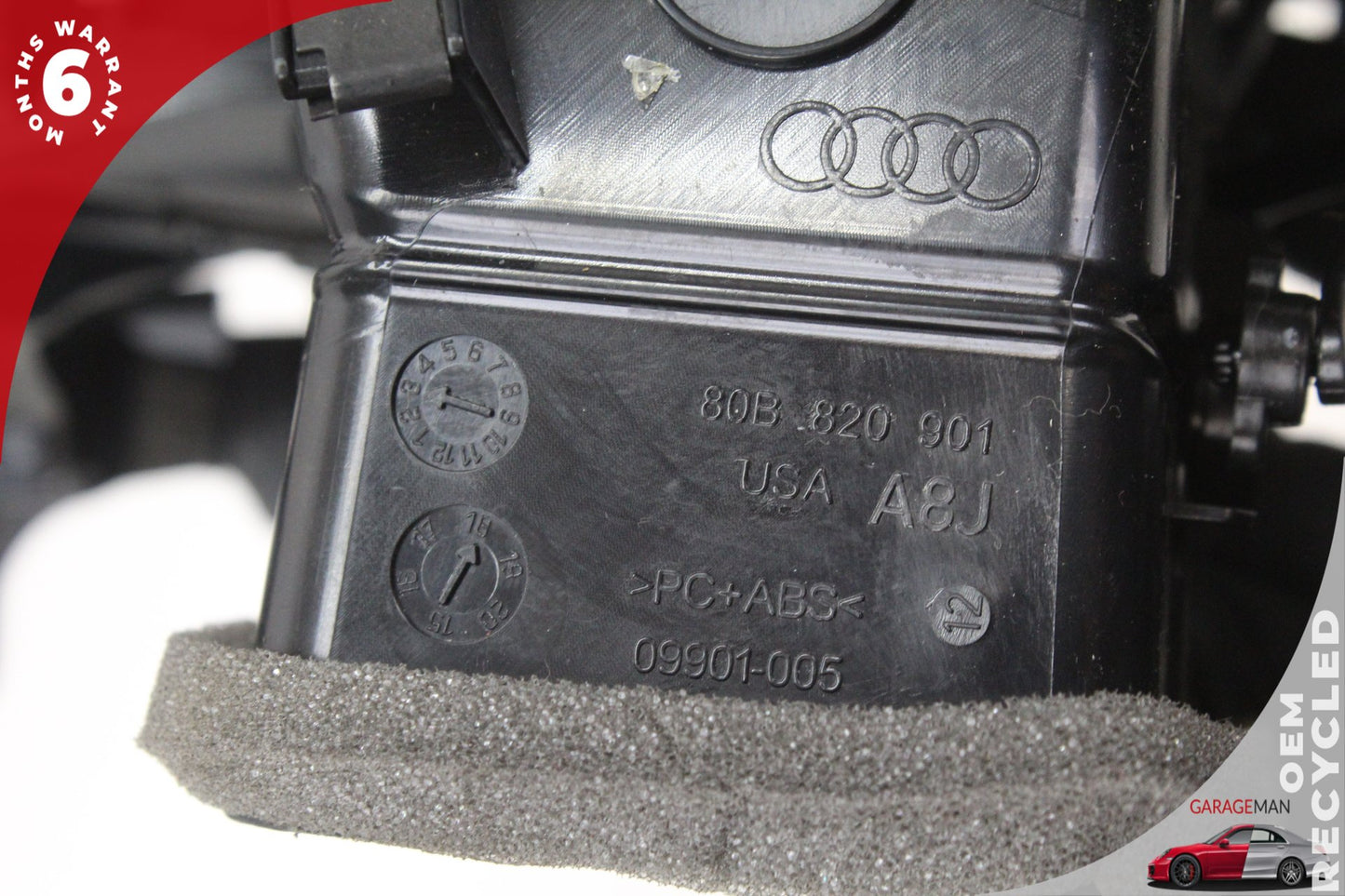 2018-2024 Audi Q5 SQ5 Front Left Driver Side Dash Air Vent 80B820901 OEM