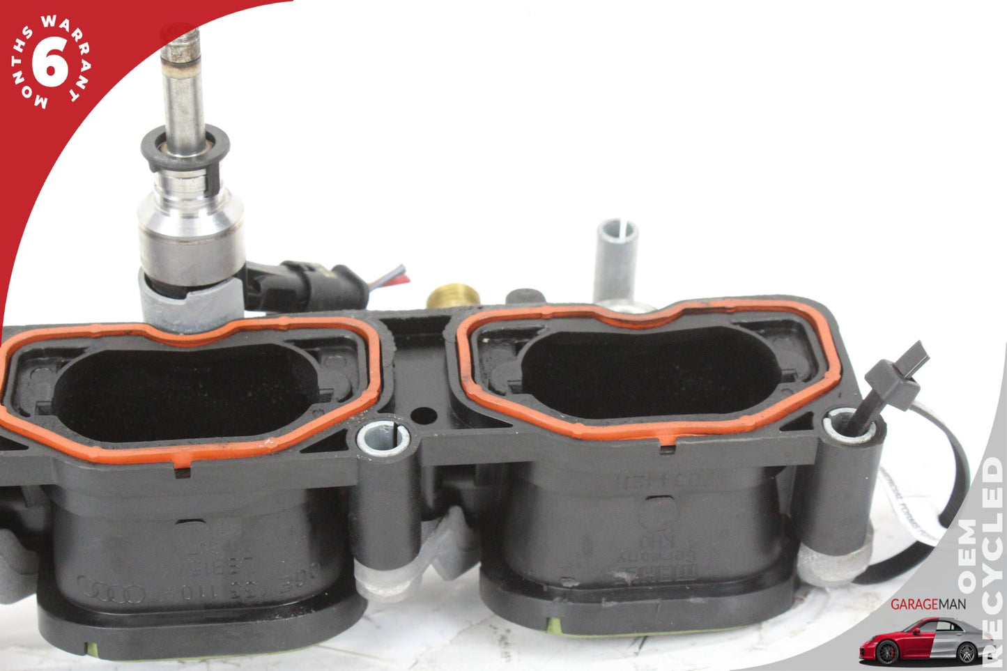 2011-2018 Audi Q7 Porsche Cayenne 958 Right Lower Intake Manifold w/ Bracket OEM