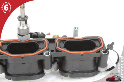 2011-2018 Audi Q7 Porsche Cayenne 958 Right Lower Intake Manifold w/ Bracket OEM