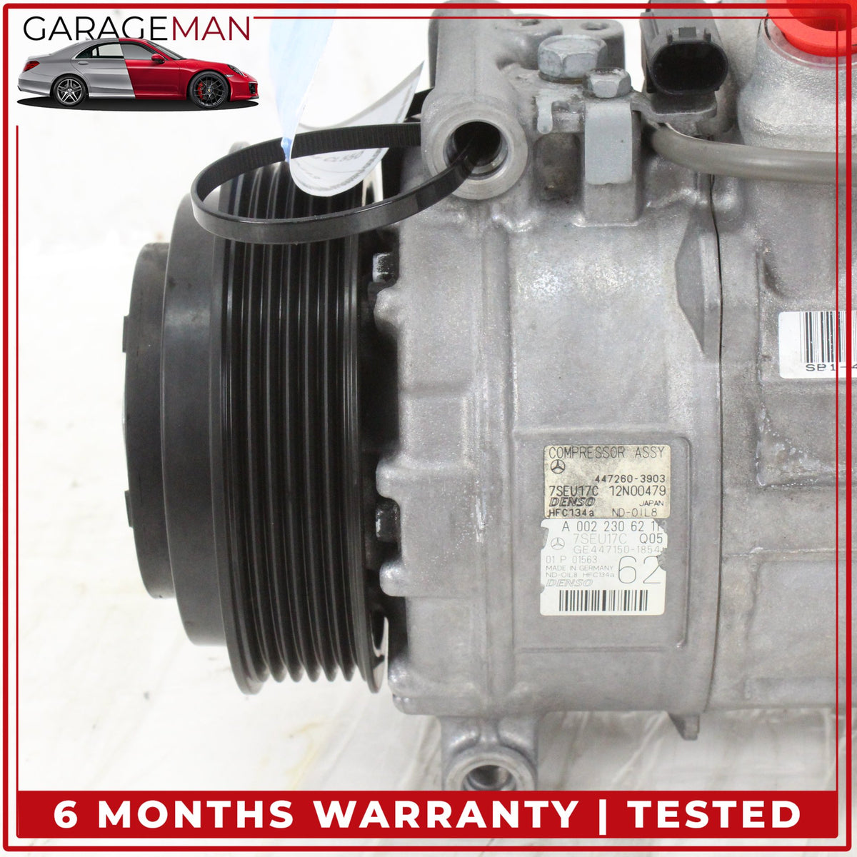 2011-2014 Mercedes W216 CL550 AC A/C Air Conditioning Compressor 0022306211 OEM