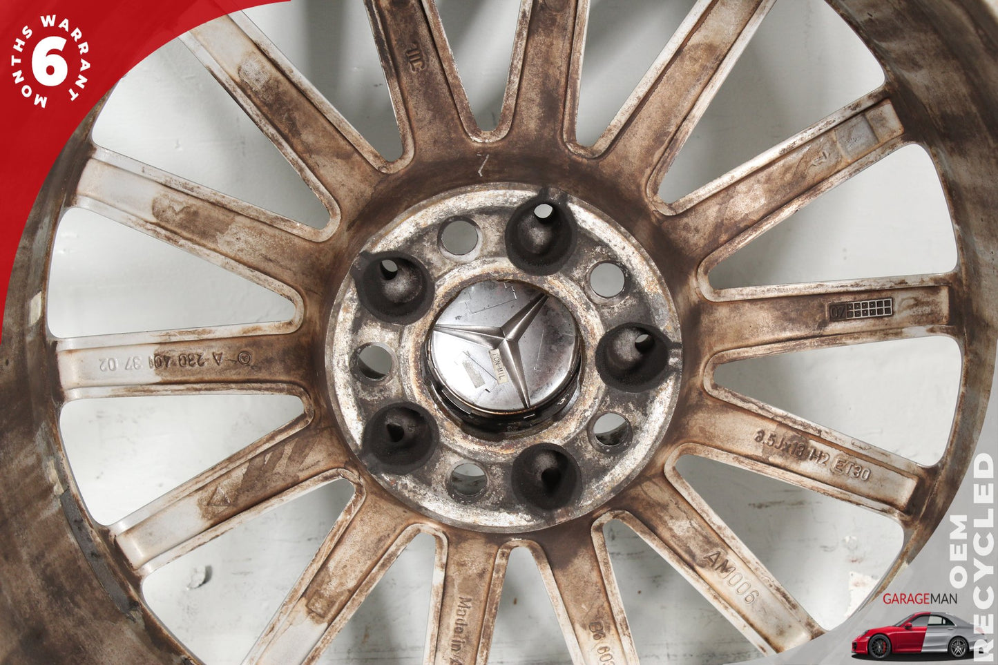 2008-2012 Mercedes R230 SL600 Front Wheel Rim 14 Spoke 8.5JX18H2 ET30 2304013702