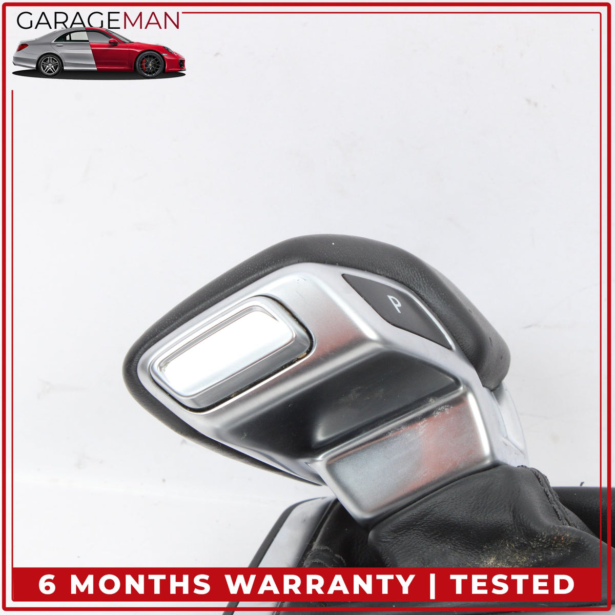 2017-2019 Audi Q7 Gear Shifter Knob Trim Cover w/ Parking Brake Switch OEM