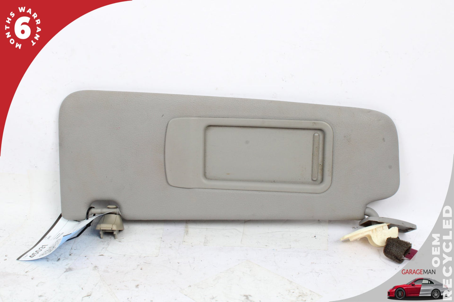2011-2016 BMW 528i 535i F10 Front Left Driver Side Sun Visor Gray 7248861 OEM