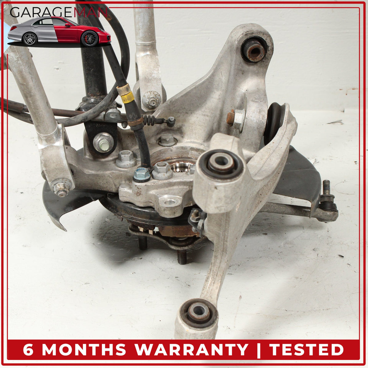 2014-2024 Infiniti Q50 V37 4WD Rear Left Spindle Knuckle Wheel Hub w/ Arms OEM
