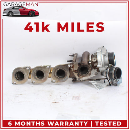 12-18 Mercedes-Benz CLS550 W218 Right Side Turbo Turbocharger w/ Manifold 41k