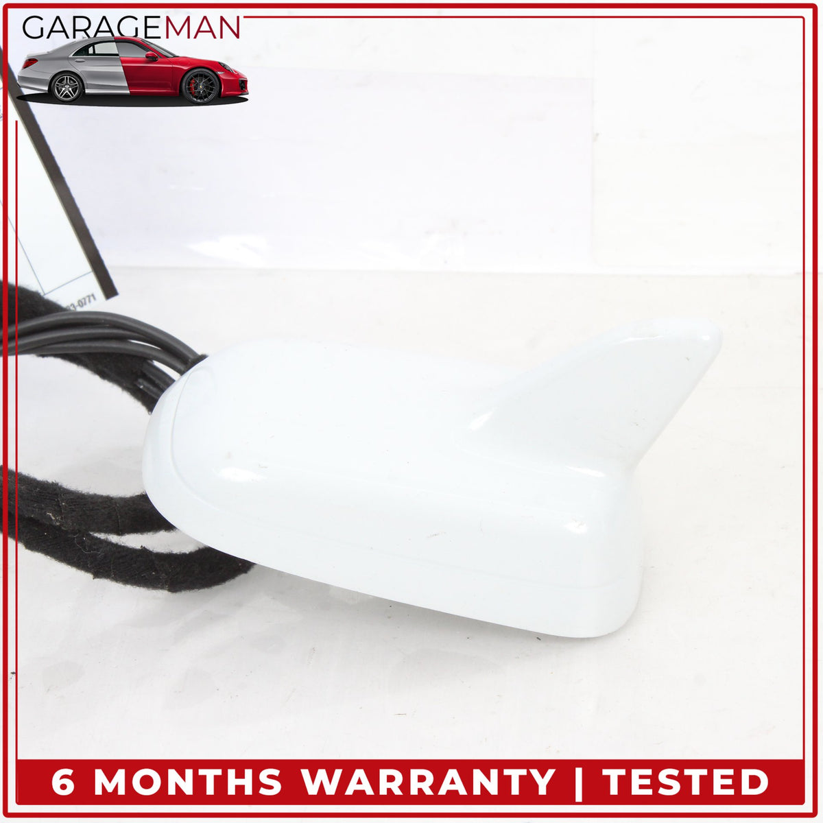 2010-2015 Audi Q7 Roof Shark Fin Antenna Module White Metallic 4L0035503N OEM