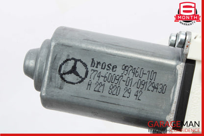 2007-2013 Mercedes-Benz S550 W221 Rear Left Window Regulator Motor 2218202942