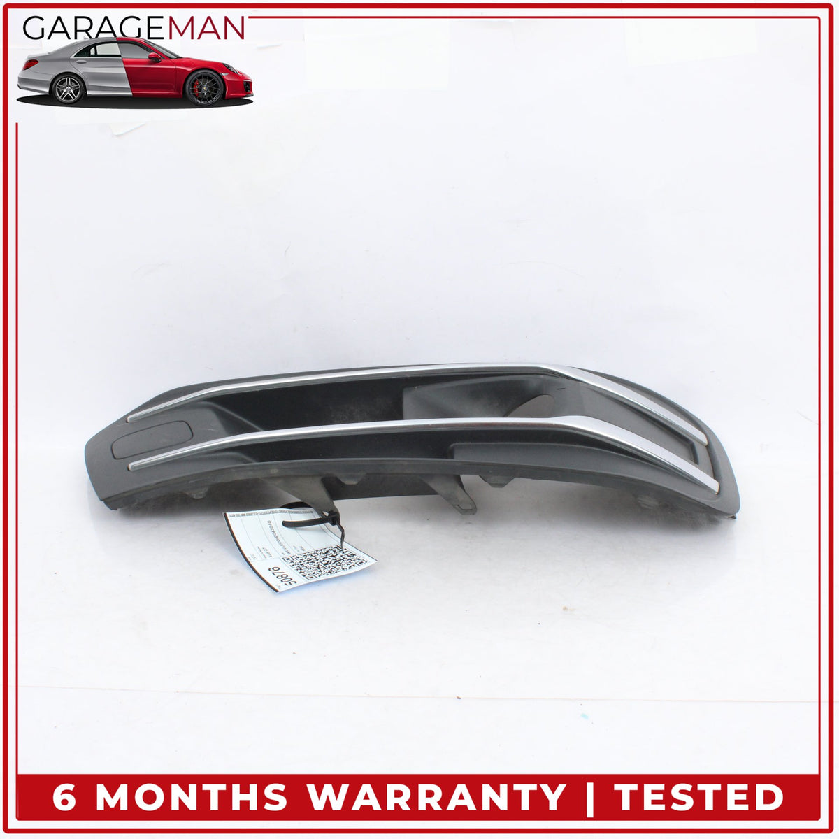 2017-2019 Audi Q7 Front Right Side Lower Bumper Fog Light Cover 4M0807682S OEM