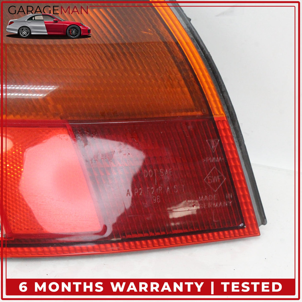 1999-2000 Porsche 911 996 Rear Left Driver Side Tail Light Lamp 99663144301 OEM