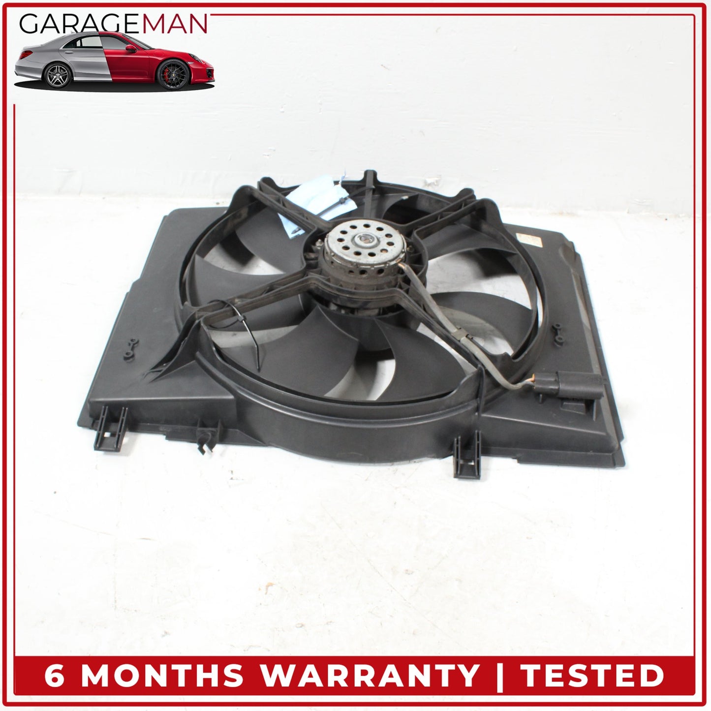 2001-2004 Mercedes-Benz SLK320 R170 Engine Motor Cooling Radiator Fan Assembly 0015002393