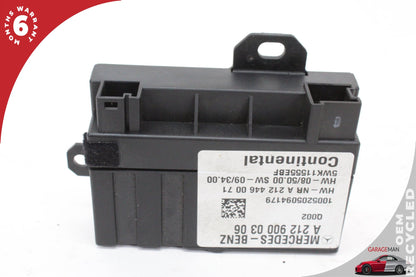 2006-2014 Mercedes W204 C300 C250 Fuel Pump Control Module Unit 2124400414 OEM