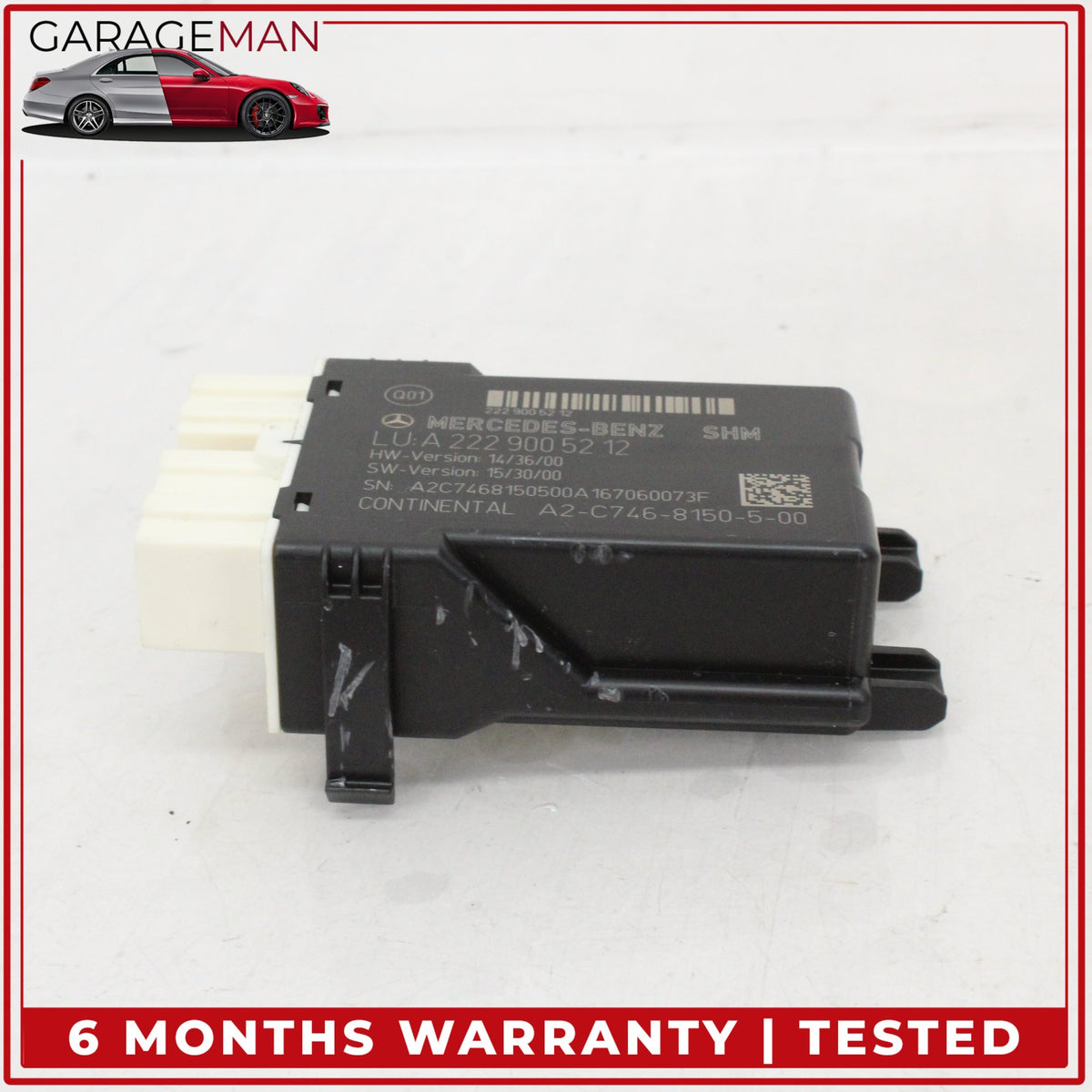 2014-2017 Mercedes W222 S550e Front Left or Right Side Seat Heat Module OEM