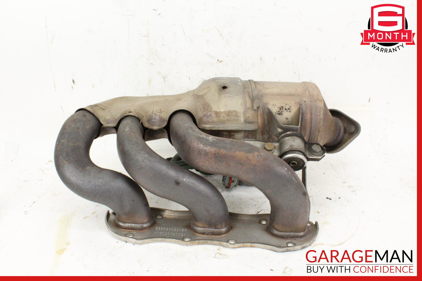 2014-2016 Porsche Cayman 981 Left Side Exhaust Manifold Catalytic Converter OEM