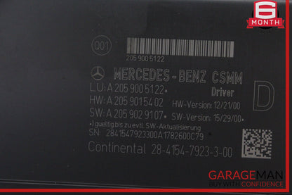 2015-2020 Mercedes-Benz C300 W205 Front Left Seat Control Module 2059005122