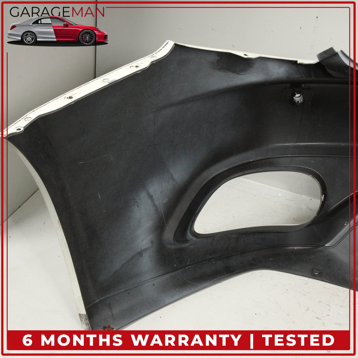 2008-2019 Maserati GranTurismo M145 GranCabrio Rear Bumper Cover White OEM