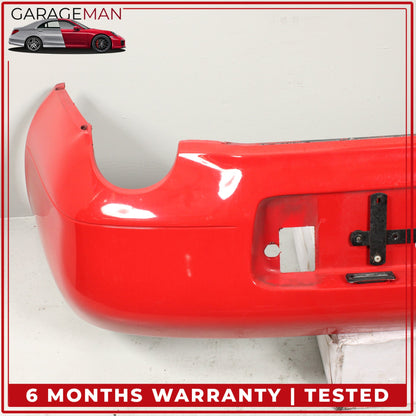 1999-2001 Porsche 911 996 Rear Bumper Cover Red 99650541108 OEM