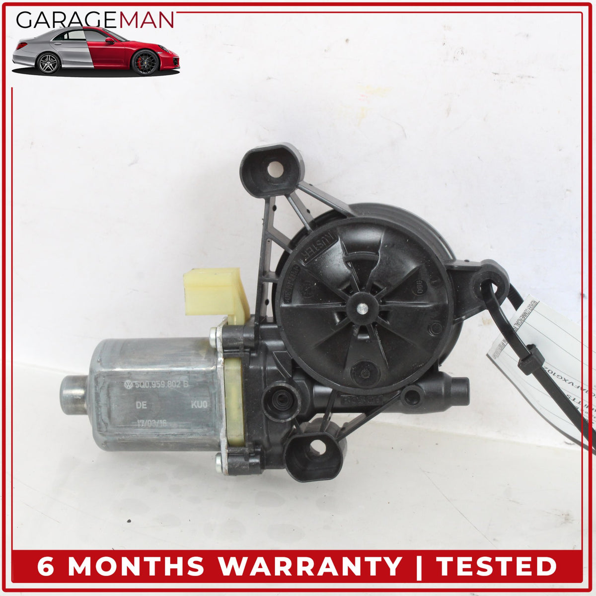 2014-2021 Audi TTS Volkswagen Front Left Window Regulator Motor 5Q0959802B OEM