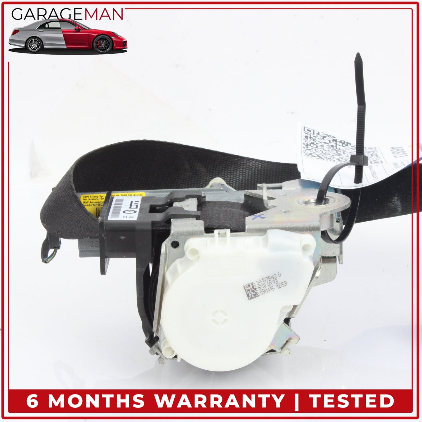 2014-2020 BMW 428i Front Left Side Seat Belt Retractor Black 34107542D OEM