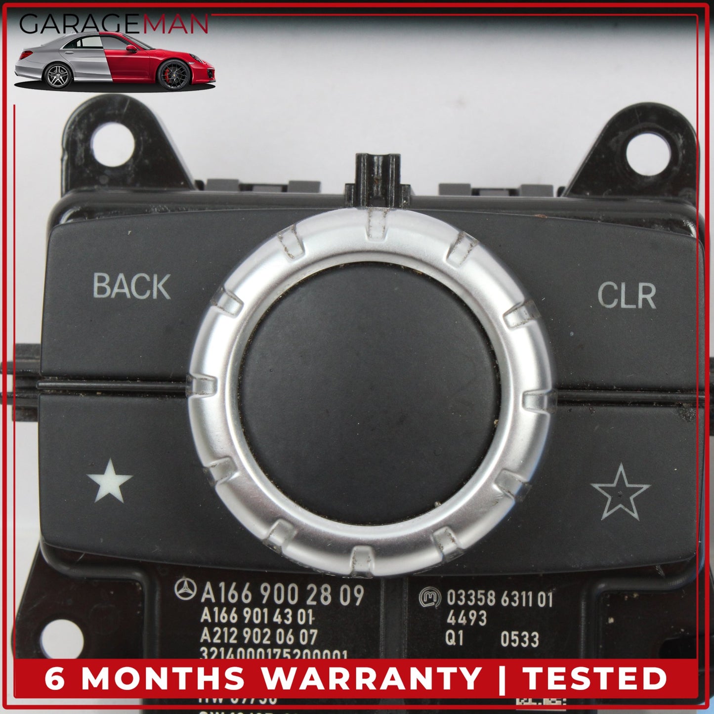 2002-2019 Mercedes W166 ML350 Center Console Navigation Stereo Control Switch