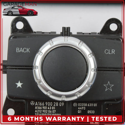 2002-2019 Mercedes W166 ML350 Center Console Navigation Stereo Control Switch