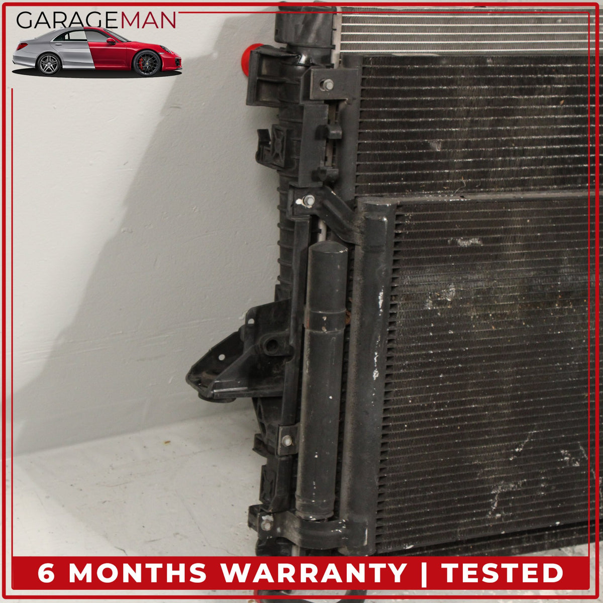 2010-2016 Land Rover LR4 L319 Engine Cooling Radiator AC A/C Condenser Assembly
