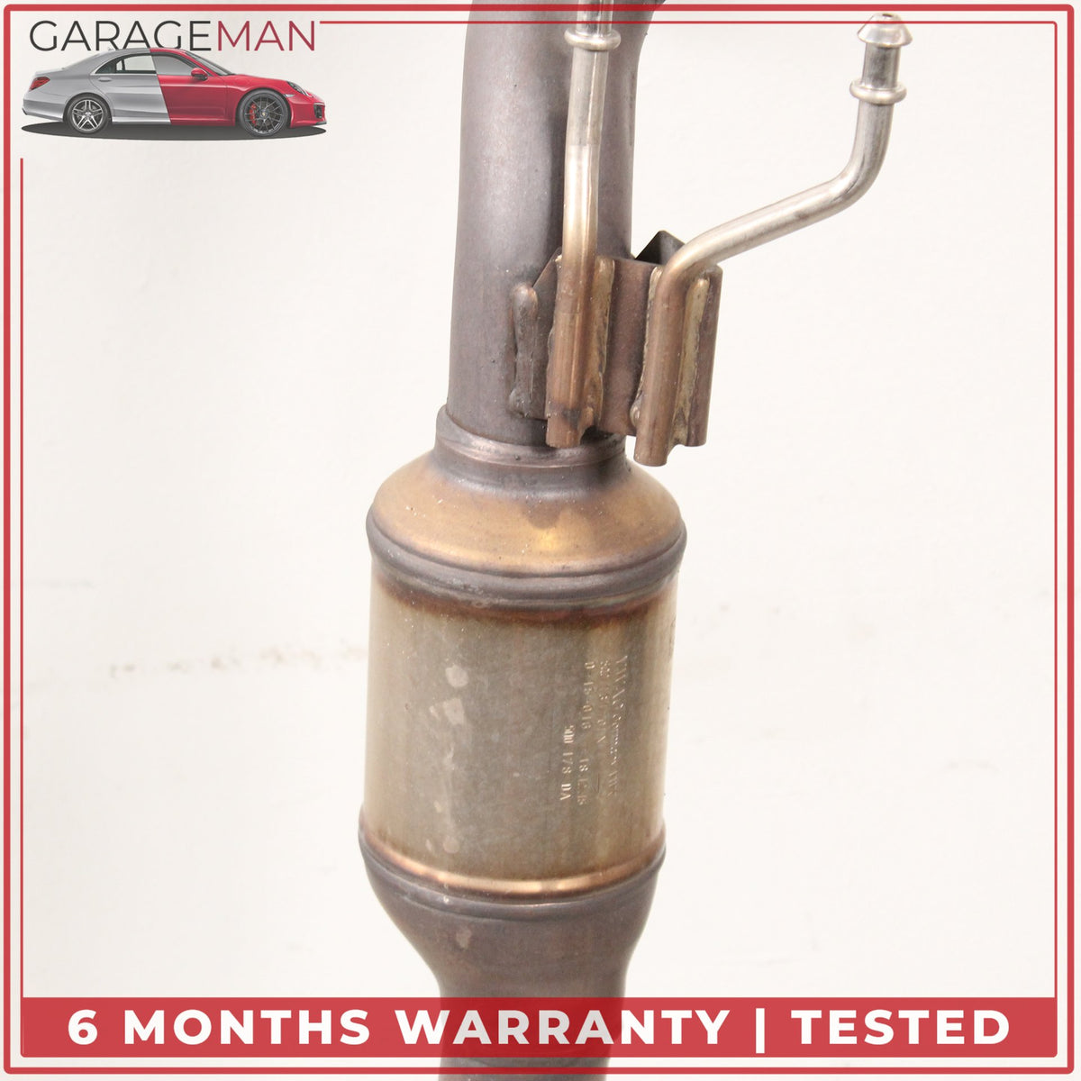 2014-2017 Audi TTS 8S Coupe 2.0L Engine Exhaust Downpipe Assembly 5Q0131690D OEM