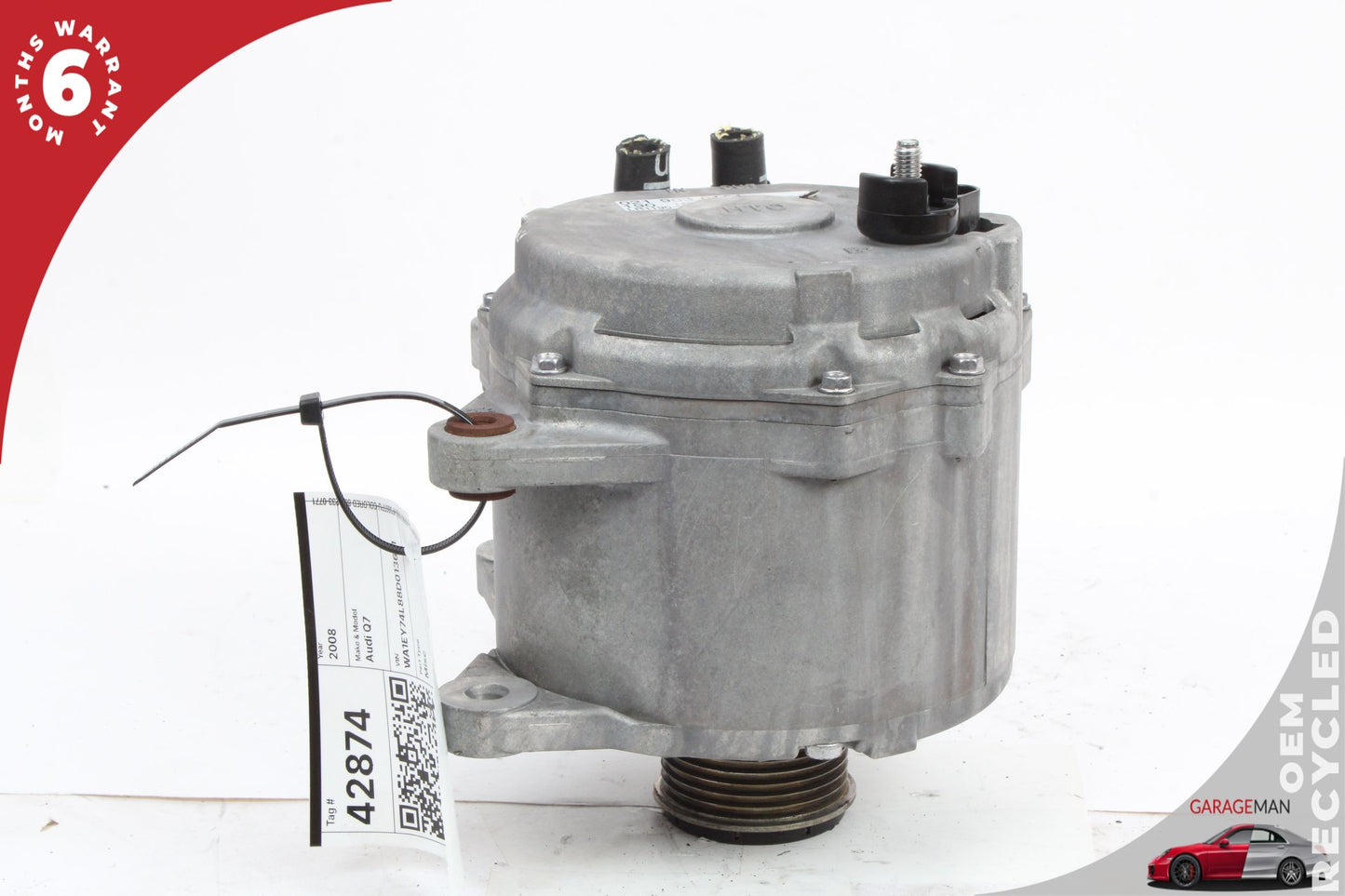 2007-2010 Audi Q7 AWD Engine Generator Alternator 021903016A OEM
