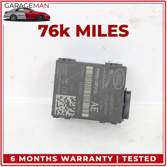 2014-2018 Jaguar F-Type X152 TPMS Tire Pressure Control Module FW9314F012AE OEM
