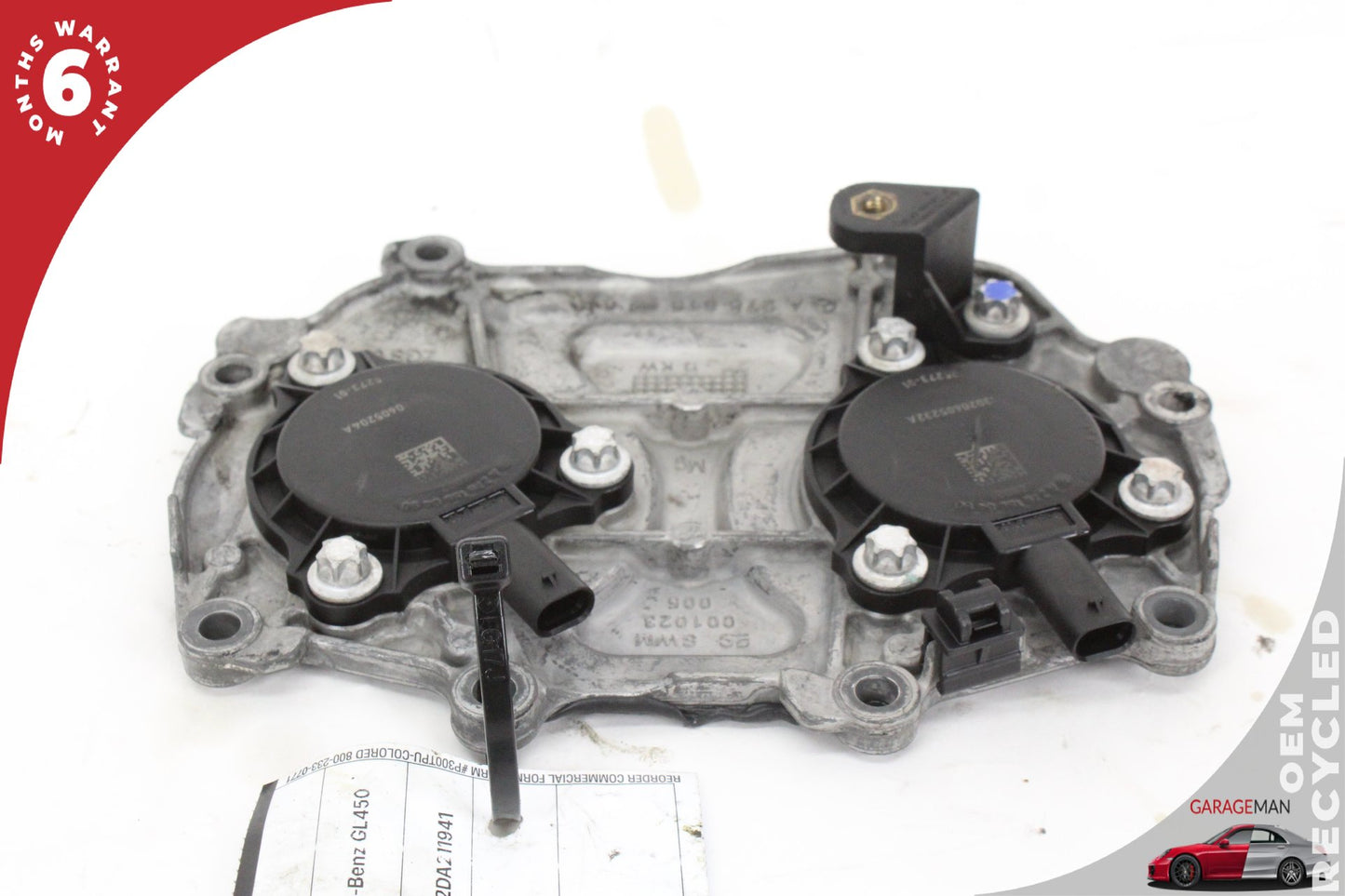 12-18 Mercedes W221 S550 Engine Timing Chain Cover Plate 2760150201 Genuine