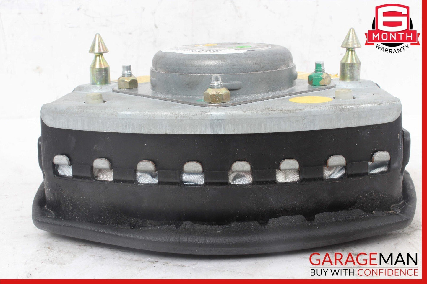03-13 Maserati Quattroporte M139 Steering Wheel Air Bag Airbag Black OEM