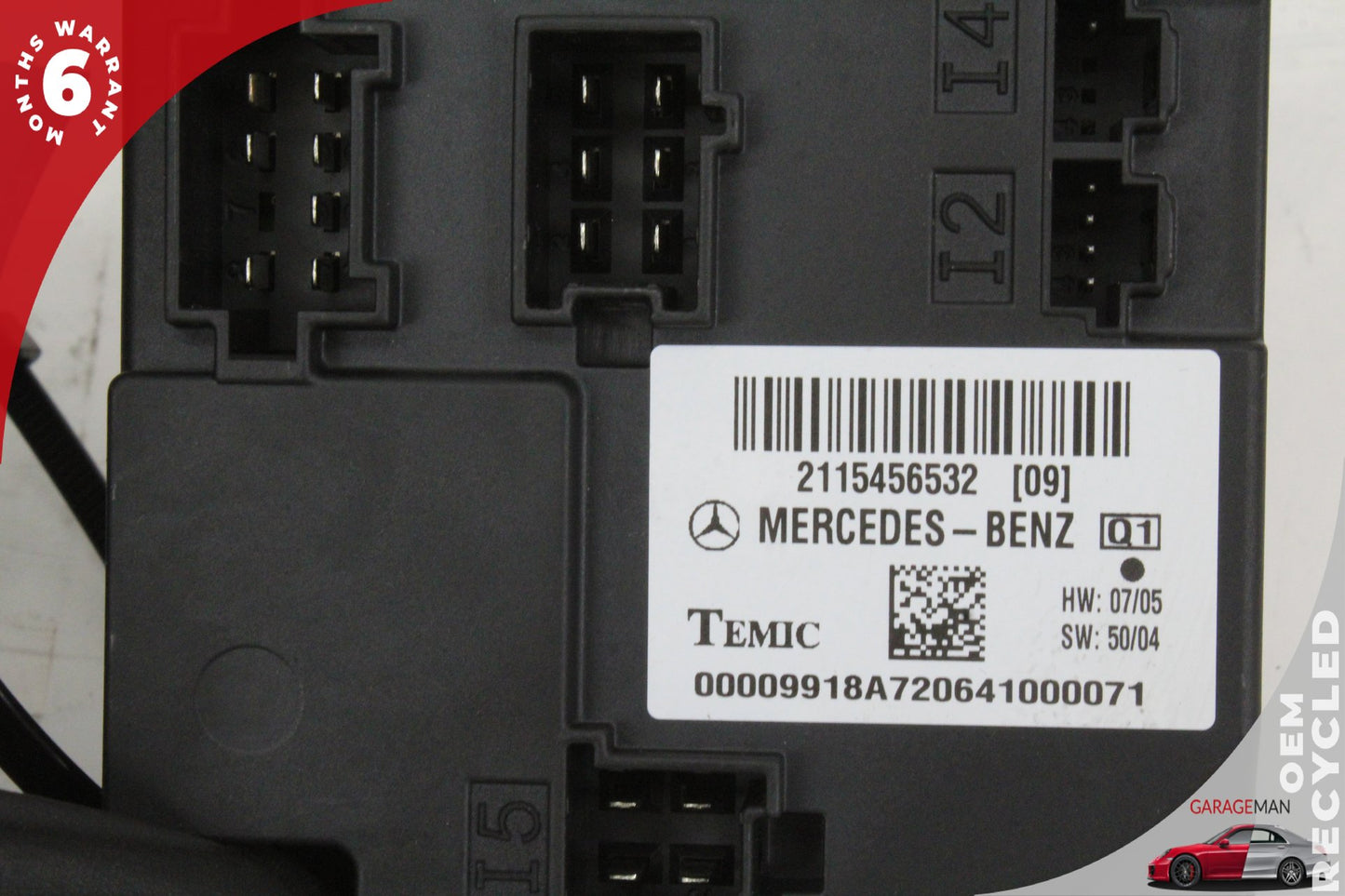 03-11 Mercedes-Benz CLS500 W219 Sedan Body Control Module BCM 2115456532 Genuine