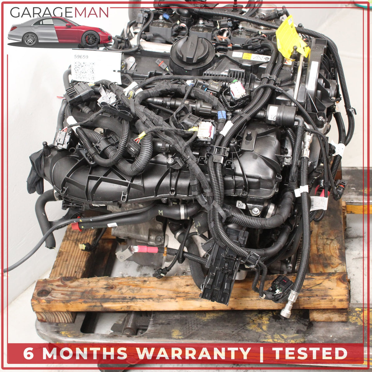 2022 BMW Z4 G29 RWD 2.0L I4 Engine Motor Assembly B46B20O1 55k OEM