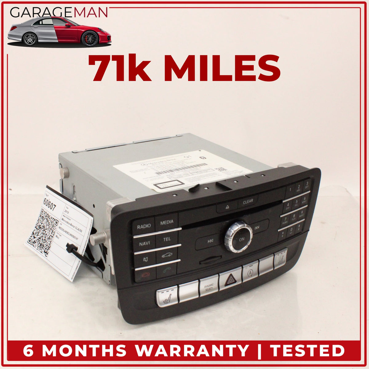 2014-2019 Mercedes CLA250 C117 Command Head Unit Navigation Radio CD Player OEM