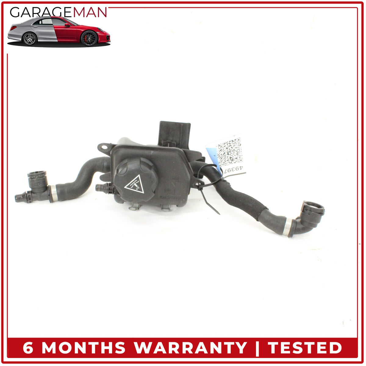 2013-2019 BMW 650i F06 AWD Engine Coolant Reservoir Overflow Expansion Tank 7647281 OEM