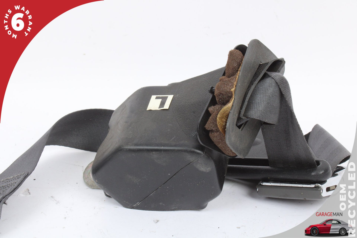 1998-2002 Pontiac Firebird Rear Left Driver Side Seat Belt Seatbelt Black OEM