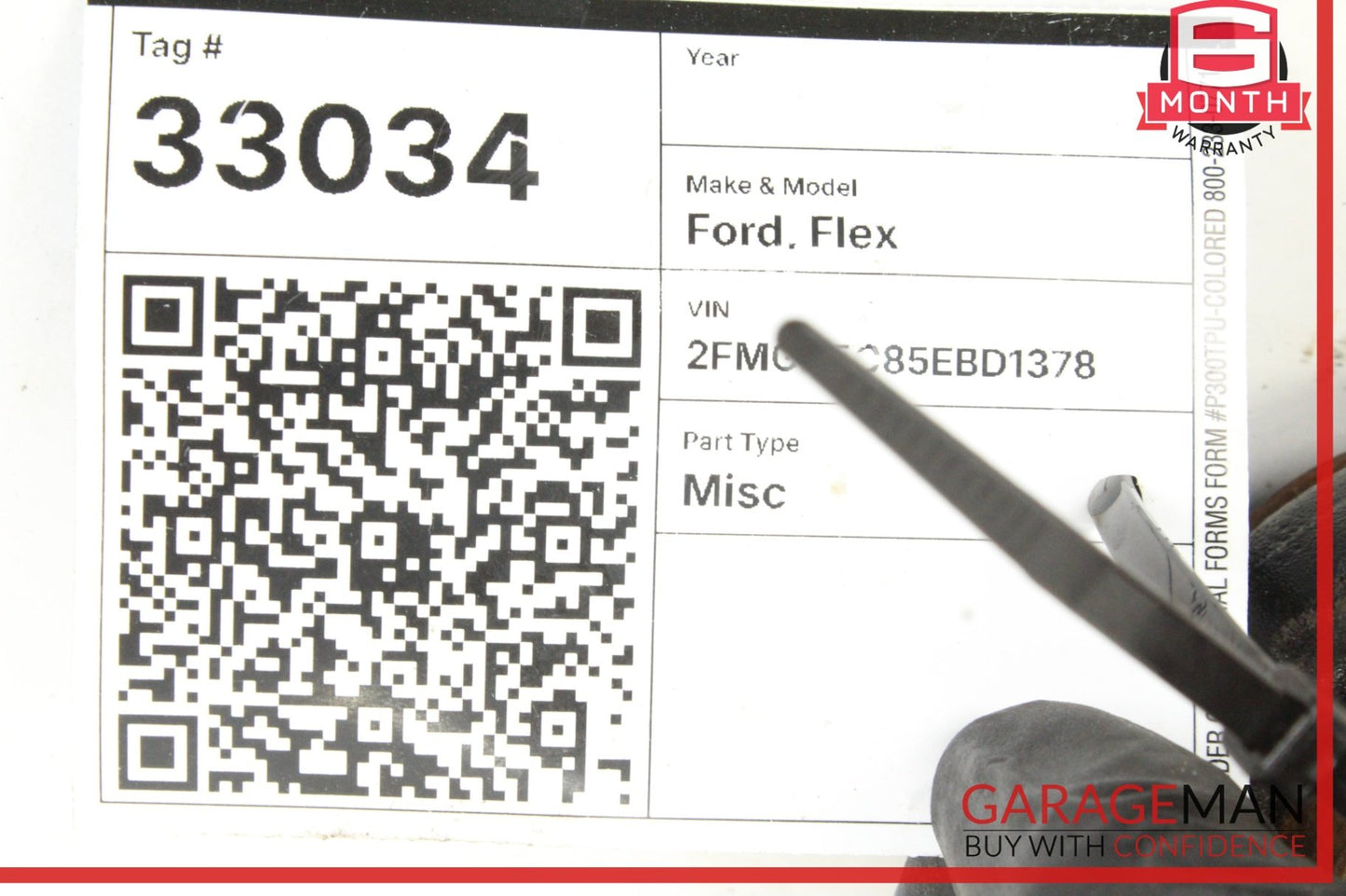 2013-2019 Ford Flex Rear Side Lateral Link Control Arm DE935A972DA OEM