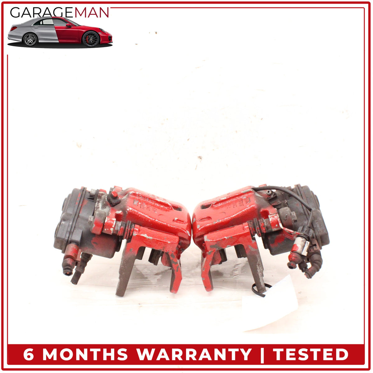 2012-2018 Audi A7 A6 Rear Left and Right Side Brake Caliper Set TRW OEM