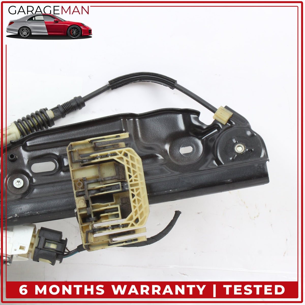 2009-2015 BMW 740i F01 Rear Right Side Window Regulator w/ Motor 7046032 OEM