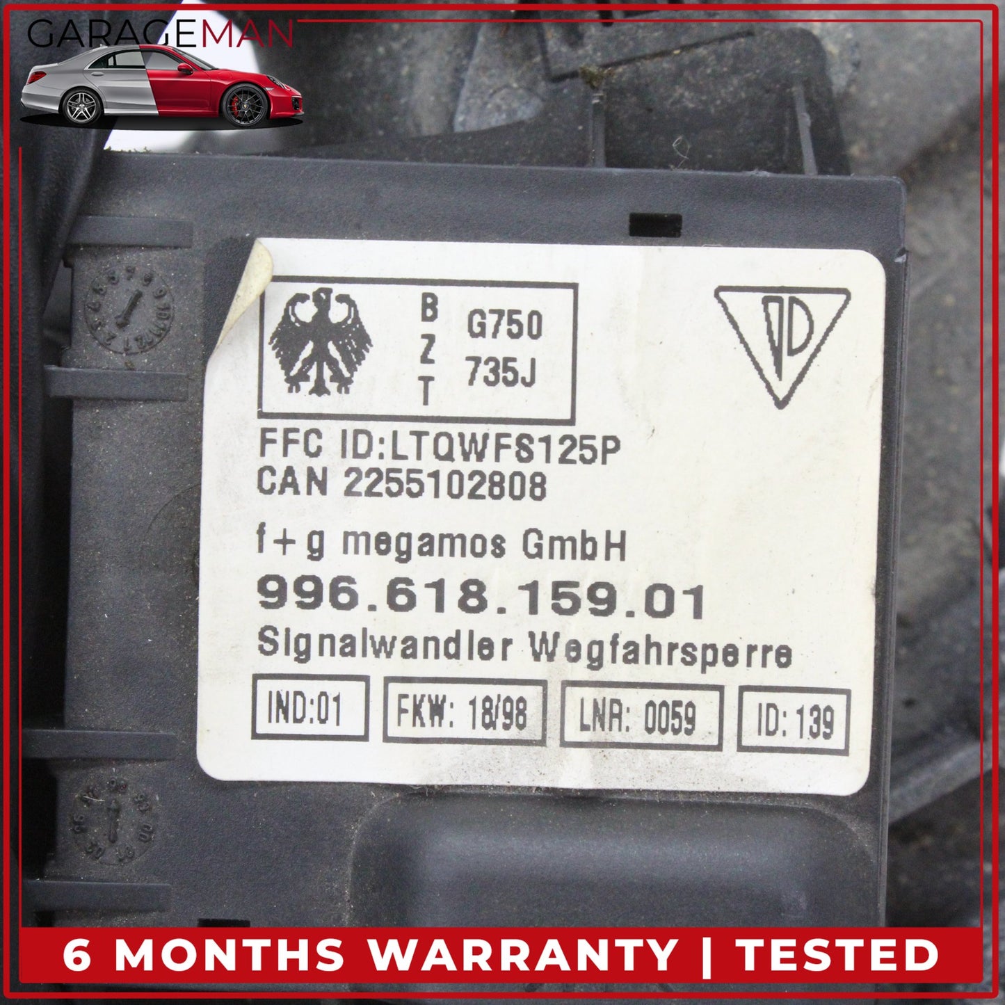 1997-1999 Porsche 911 Immobilizer TCU ECU Engine Module w/ Ignition Set OEM
