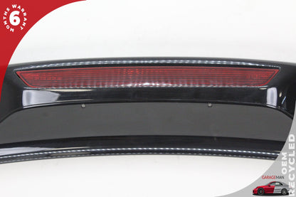 2011-2018 Porsche Cayenne 958 Rear Trunk Lid Spoiler Wing w/ 3rd Brake Light OEM