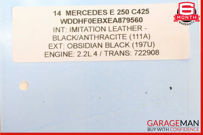 12-16 Mercedes W212 E250 Transmission Oil Cooler Radiator OEM