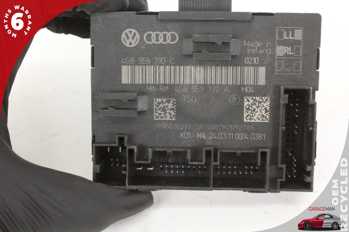 2012-2018 Audi A7 4G Sedan Right Front Door Control Module 4G8959792C OEM