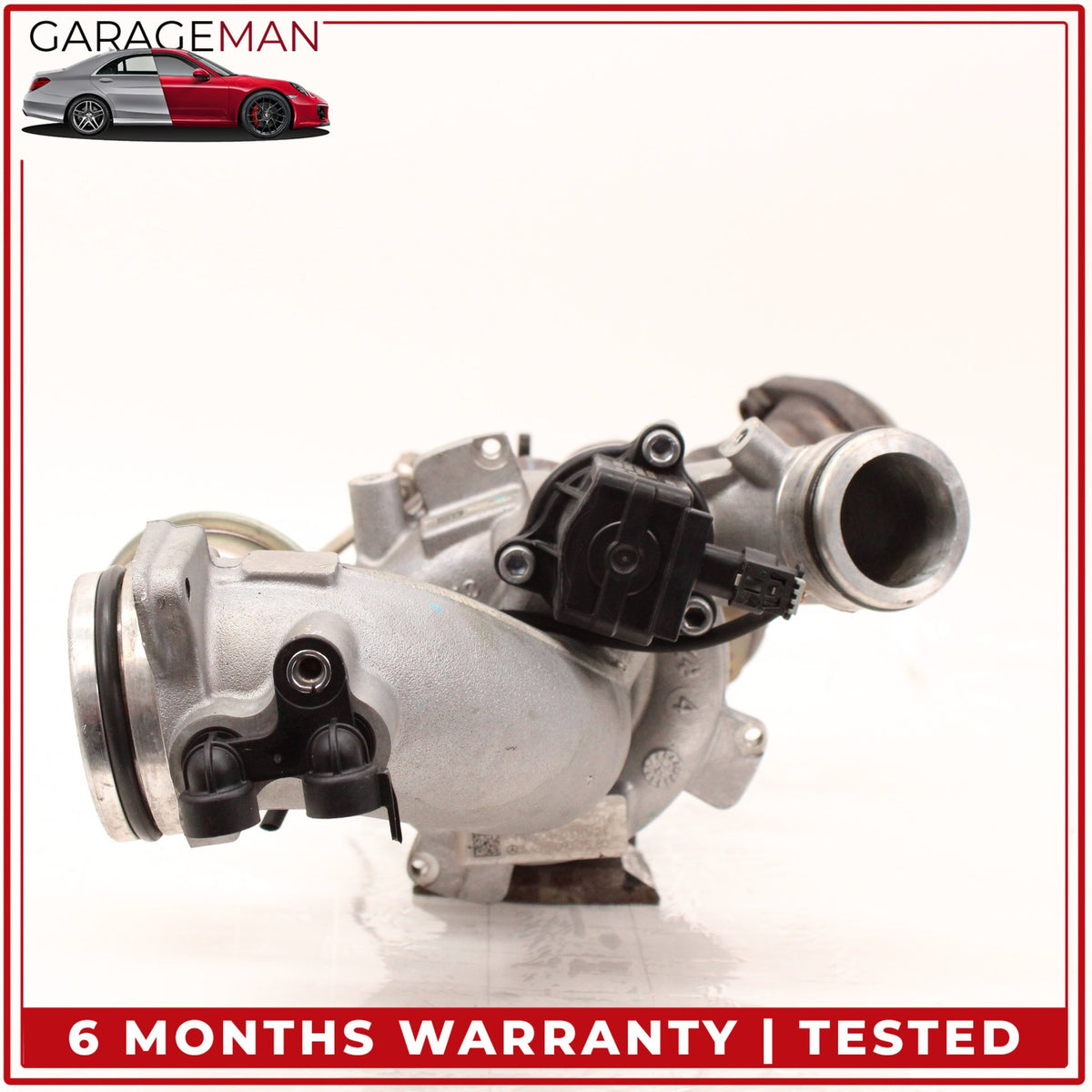 2014-2020 Mercedes W212 E400 M276 Left Turbocharger Turbo Charger Manifold OEM