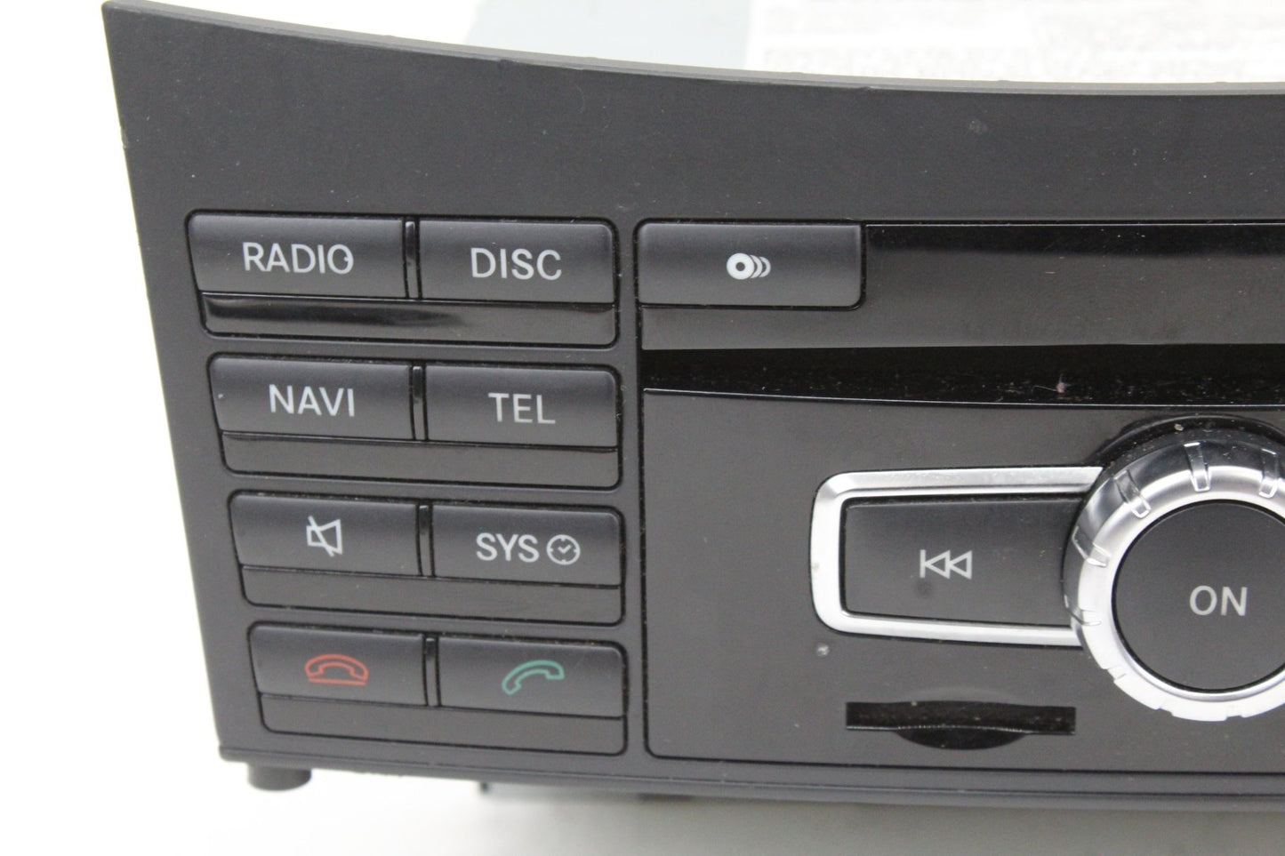 2012-2013 Mercedes-Benz E350 W212 Head Unit Navigation Command Comand CD Audio 2129009016