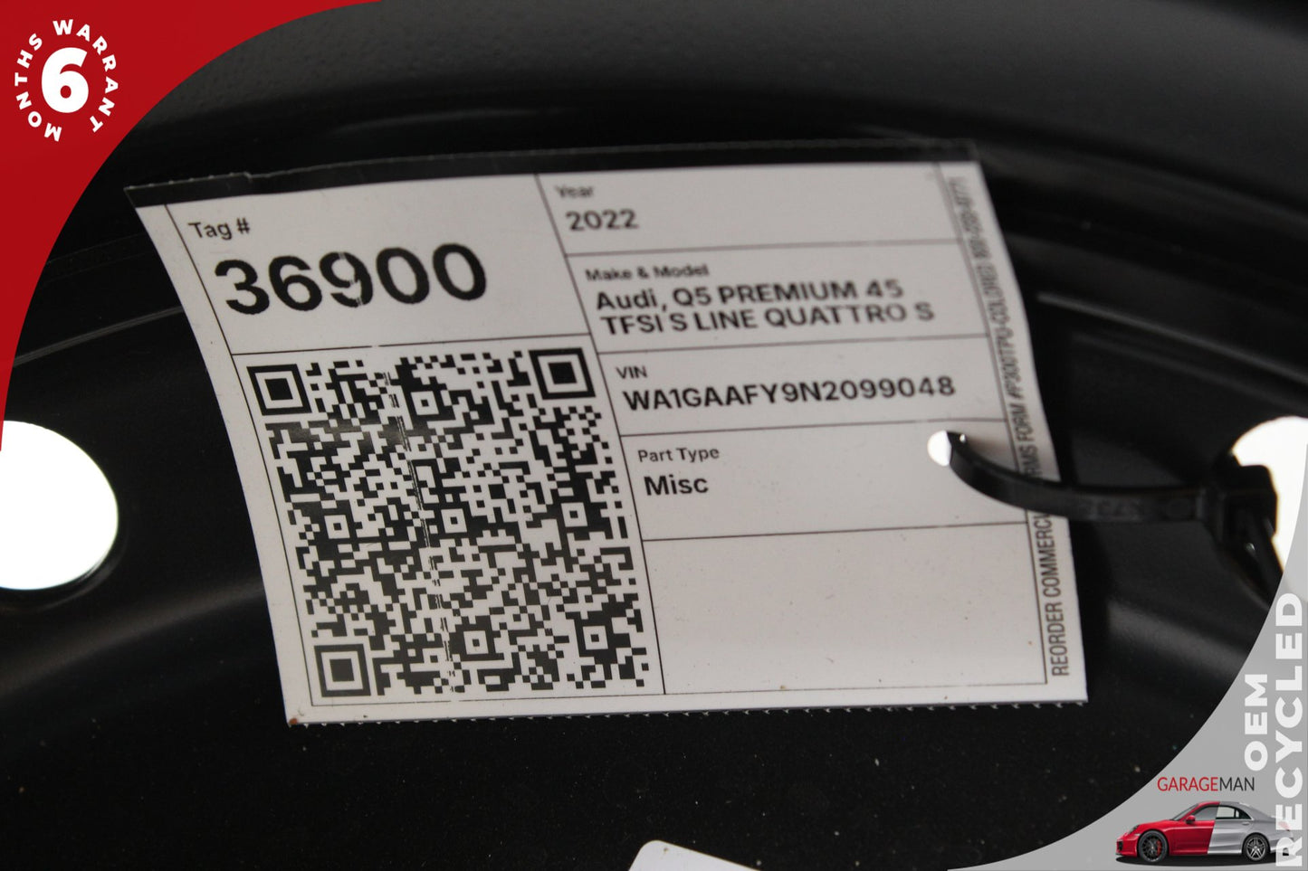 2018-2025 Audi Q5 SQ5 Emergency Spare Tire Wheel Donut Rim 80A601027B OEM
