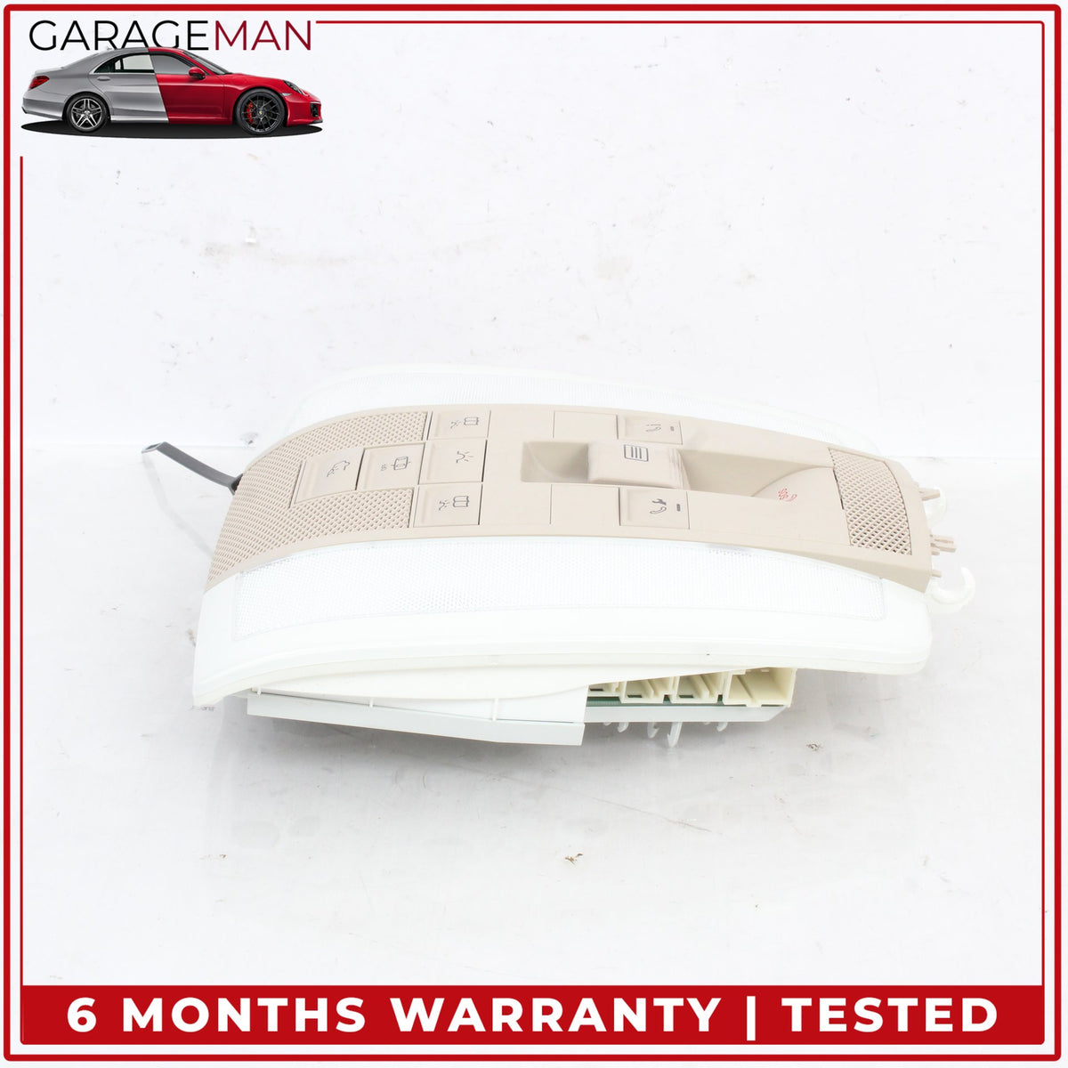 2010-2017 Mercedes C207 E400 Coupe Overhead Dome Light Lamp Beige 2048201923 OEM