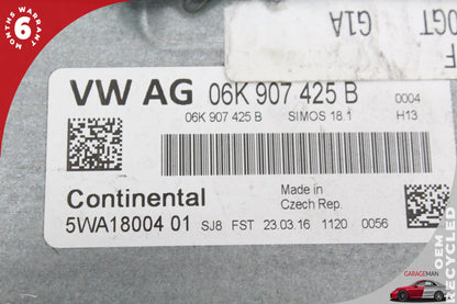 2015-2017 Audi A3 8V  Engine Computer ECU ECM Control Module Unit 06K907425B OEM