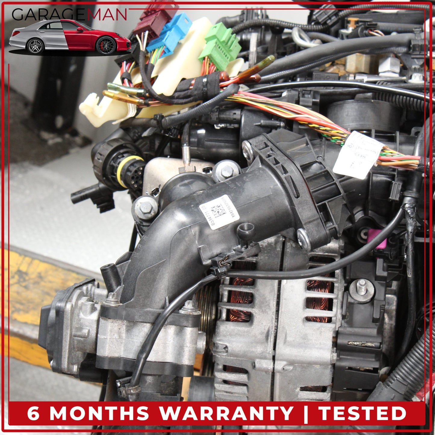 2014-2018 BMW 328d RWD 2.0L Diesel Engine Motor Assembly N47D20O1 mileage 140k