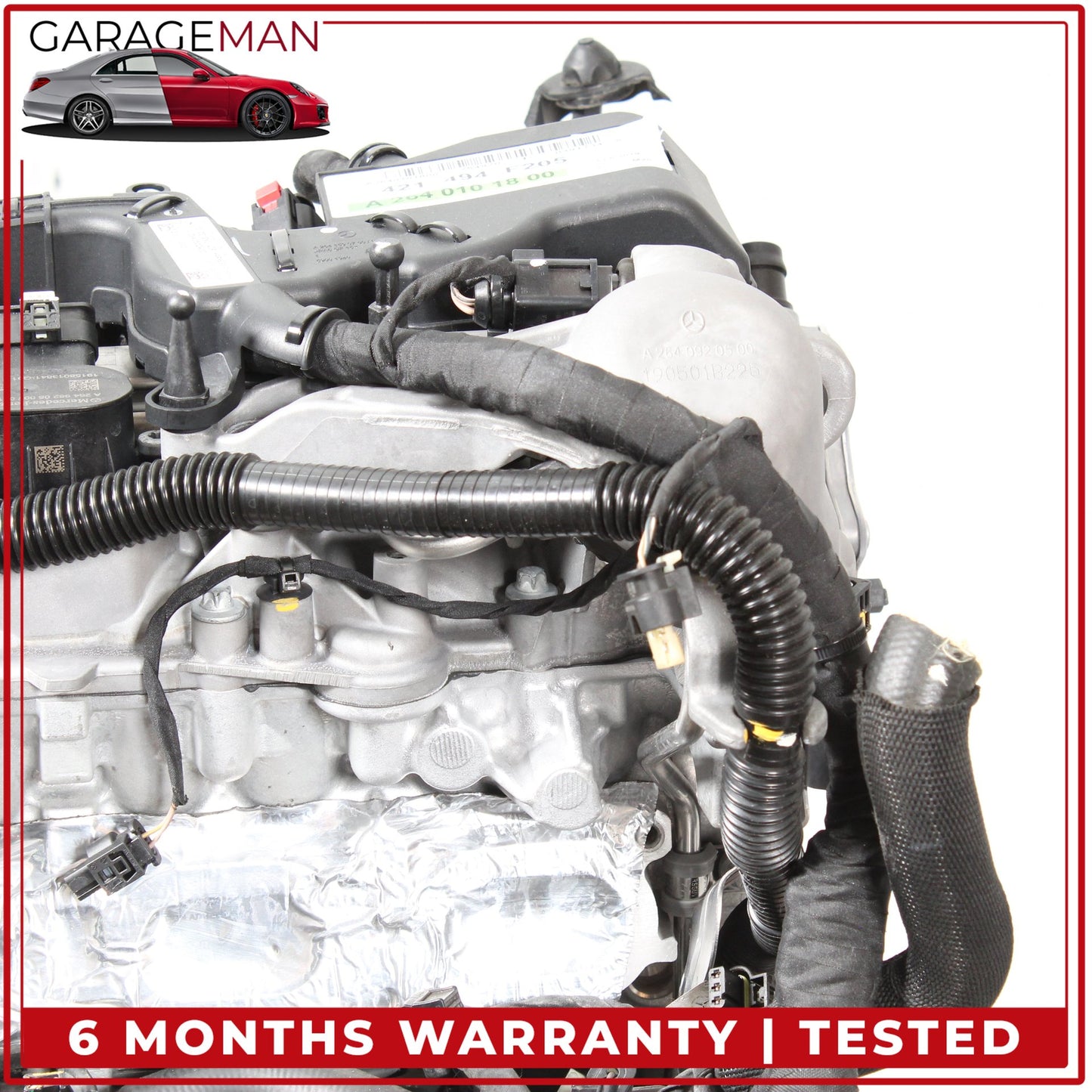 2015-2020 Mercedes-Benz C300 W205 RWD 2.0L Engine Motor 56116 Miles OEM